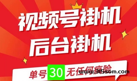 WX永不疯号、一抖米平台、绿色视频号卦机 - 首码项目网-首码项目网