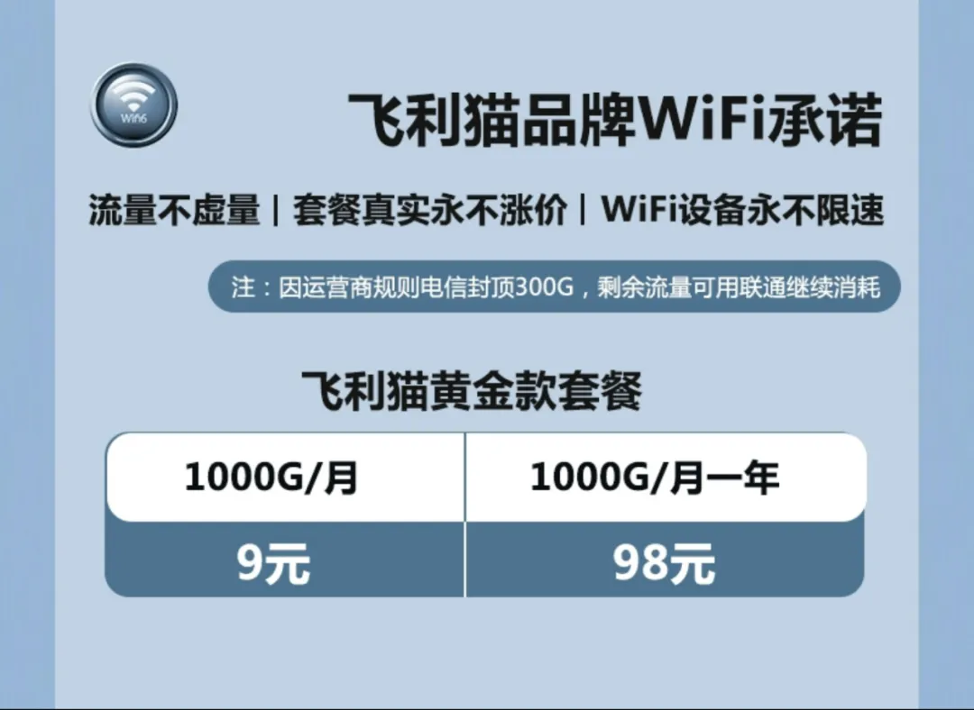 【重要通知】飞利猫随身wifi 给予最高政策！长久收益 独立后台 官方合作！-首码项目网