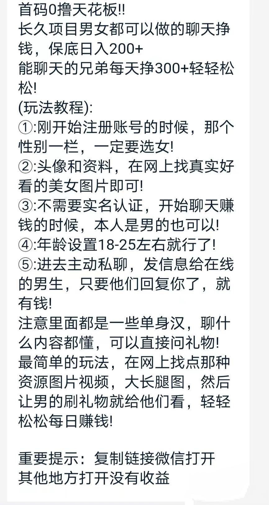 打打字聊聊天，一天200+ - 首码项目网-首码项目网